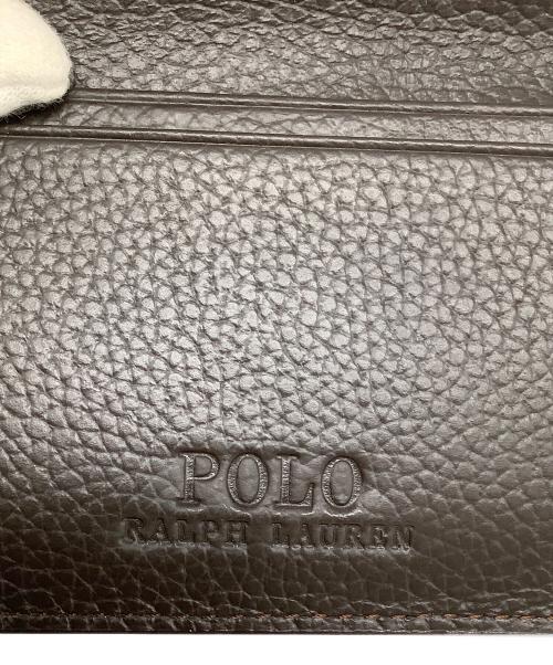 POLO RALPH LAUREN（ポロ・ラルフローレン）POLO RALPH LAUREN (ポロ・ラルフローレン) 名刺入れ ダークブラウンの古着・服飾アイテム