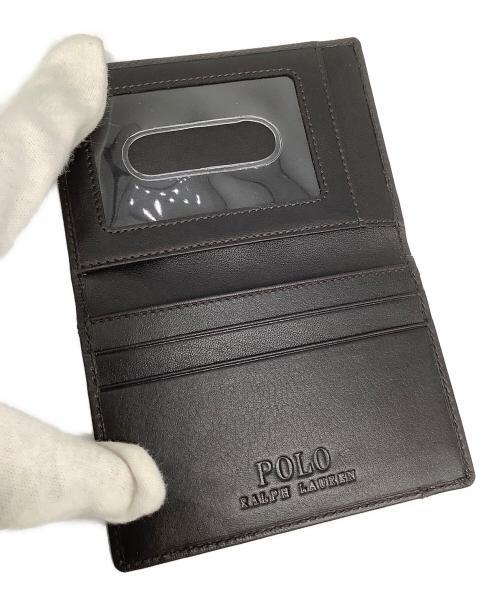 POLO RALPH LAUREN（ポロ・ラルフローレン）POLO RALPH LAUREN (ポロ・ラルフローレン) パスケース ダークブラウンの古着・服飾アイテム