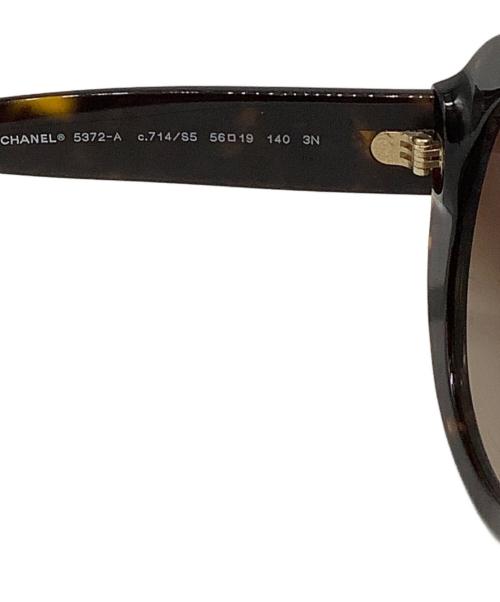 CHANEL（シャネル）CHANEL (シャネル) サングラス ブラウン サイズ:56□19の古着・服飾アイテム