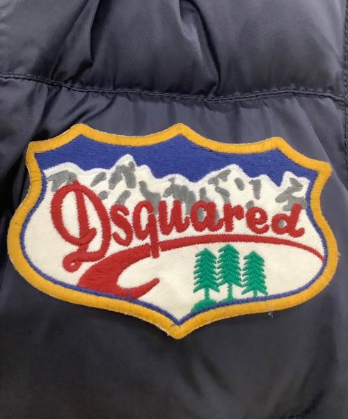 DSQUARED2（ディースクエアード）DSQUARED2 (ディースクエアード) ダウンベスト ネイビー サイズ:42の古着・服飾アイテム