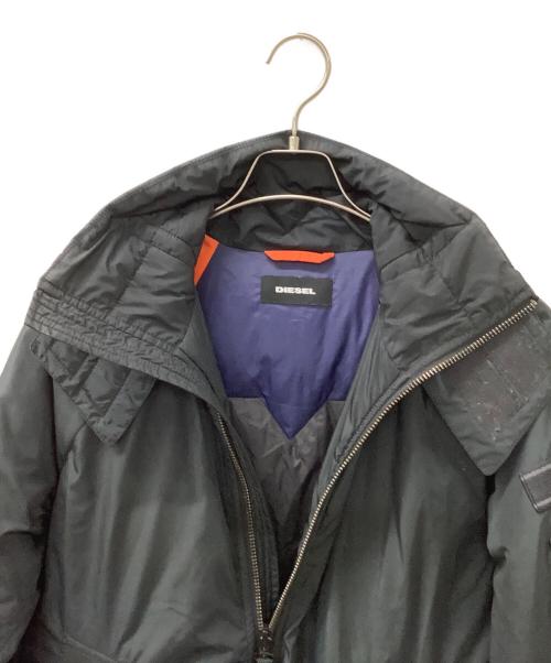 DIESEL（ディーゼル）DIESEL (ディーゼル) ダウンジャケット ブラック サイズ:Sの古着・服飾アイテム