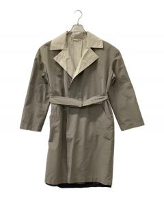 中古・古着通販】BURBERRY (バーバリー) ウールロングコート ベージュ