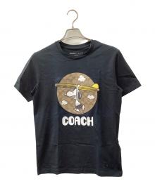 COACH×PEANUTS（コーチ×ピーナッツ）の古着「半袖カットソー」｜ブラック