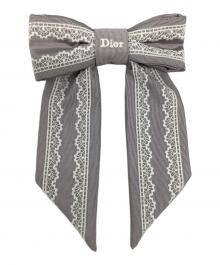 Christian Dior（クリスチャン ディオール）の古着「Barrette large Dior Twist」｜グレー