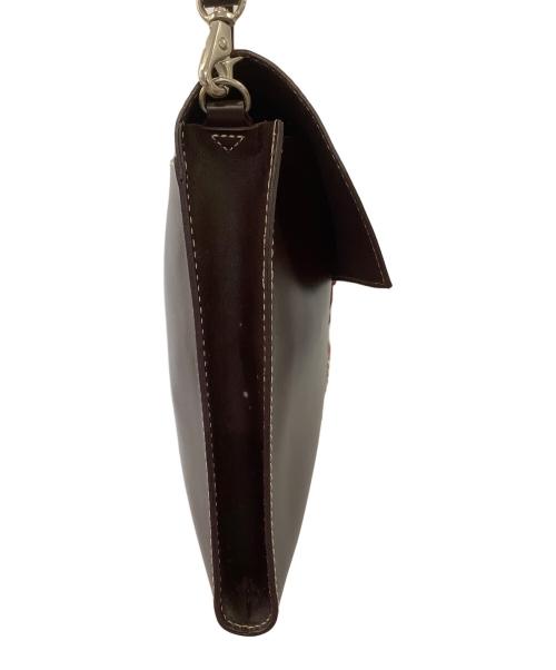 Vivienne Westwood（ヴィヴィアンウエストウッド）Vivienne Westwood (ヴィヴィアンウエストウッド) キーモチーフショルダーバッグ ブラウンの古着・服飾アイテム