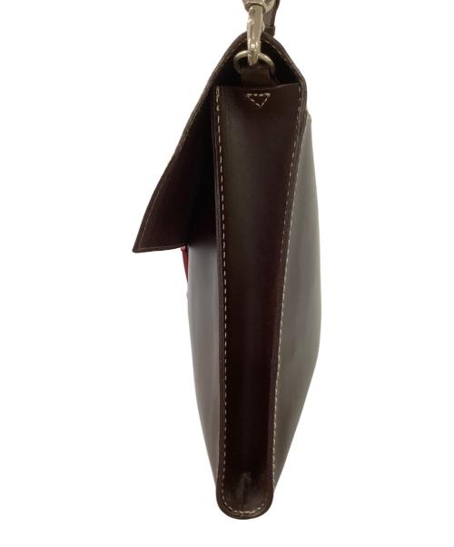 Vivienne Westwood（ヴィヴィアンウエストウッド）Vivienne Westwood (ヴィヴィアンウエストウッド) キーモチーフショルダーバッグ ブラウンの古着・服飾アイテム