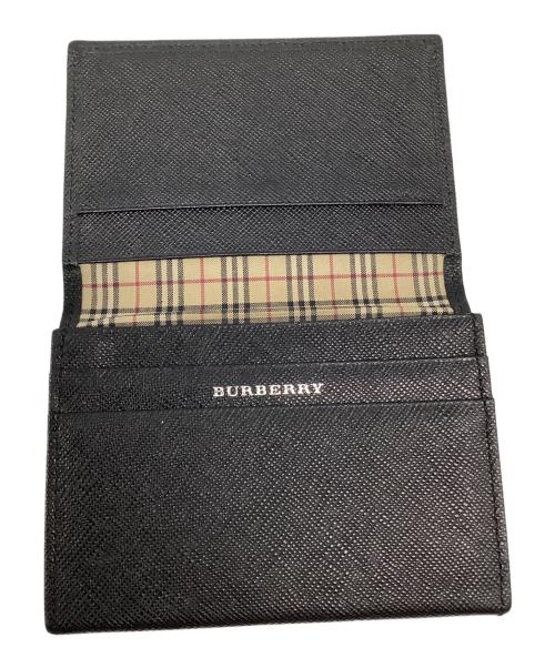 BURBERRY（バーバリー）BURBERRY (バーバリー) カードケース ブラックの古着・服飾アイテム