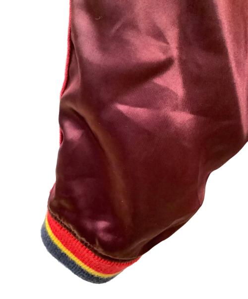 NITROW（ナイトロウ）NITROW (ナイトロウ) サテンスタジャン ボルドー サイズ:2XLの古着・服飾アイテム