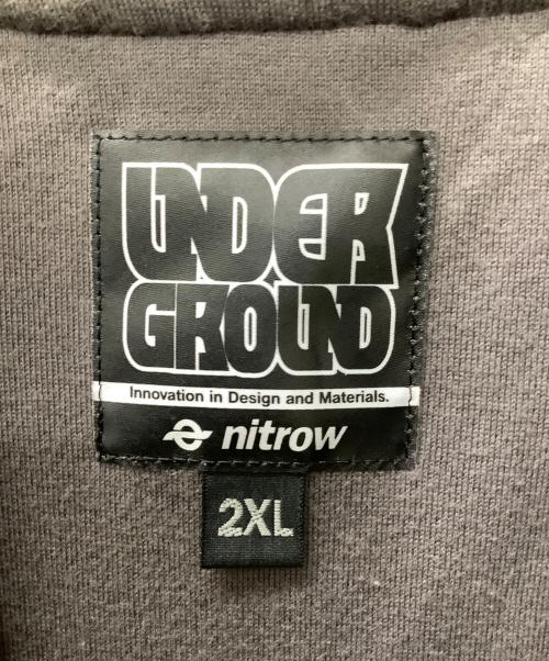 NITROW（ナイトロウ）NITROW (ナイトロウ) サテンスタジャン ボルドー サイズ:2XLの古着・服飾アイテム