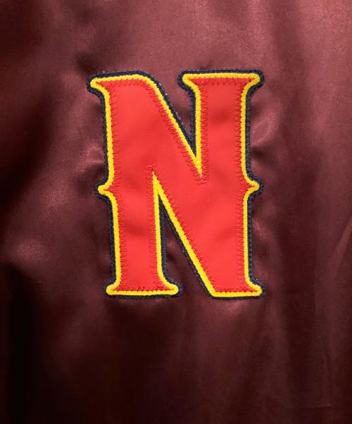 NITROW（ナイトロウ）NITROW (ナイトロウ) サテンスタジャン ボルドー サイズ:2XLの古着・服飾アイテム