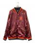 NITROW（ナイトロウ）の古着「サテンスタジャン」｜ボルドー