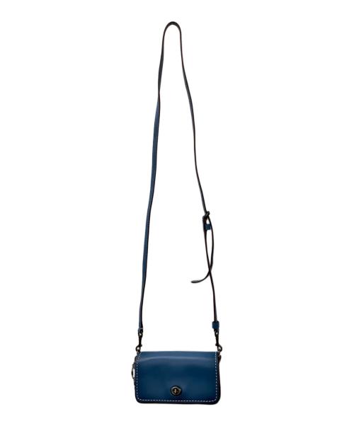 COACH（コーチ）COACH (コーチ) ショルダーバッグ ブルーの古着・服飾アイテム