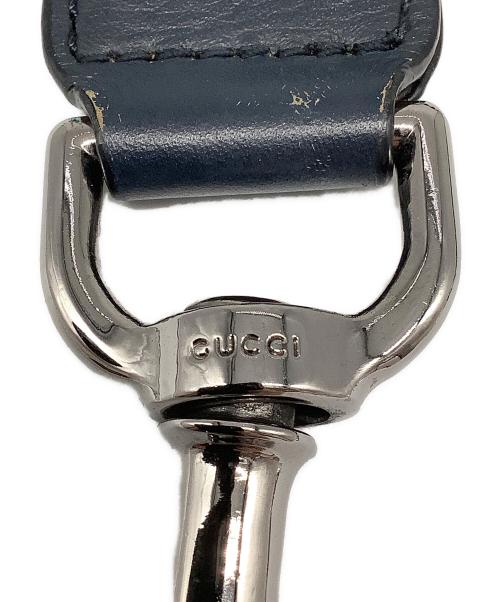 GUCCI（グッチ）GUCCI (グッチ) ショルダーストラップ ネイビーの古着・服飾アイテム