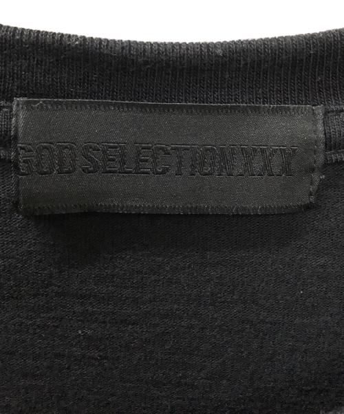 GOD SELECTION XXX（ゴッド セレクション トリプルエックス）GOD SELECTION XXX (ゴッド セレクション トリプルエックス) 半袖カットソー ブラック サイズ:Lの古着・服飾アイテム