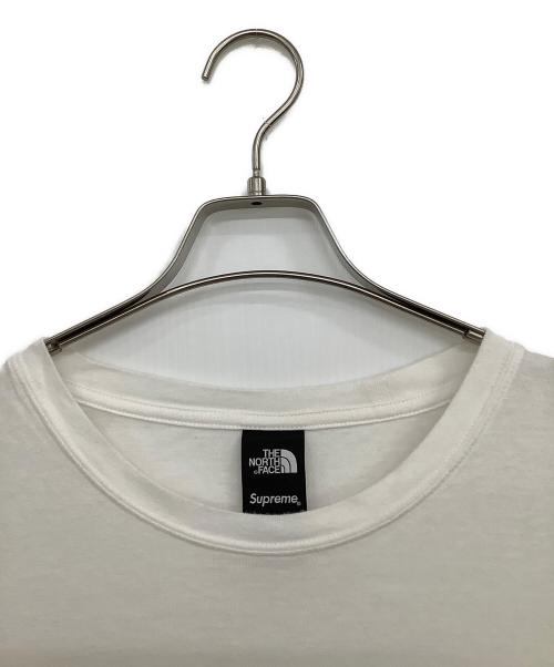 THE NORTH FACE（ザ ノース フェイス）THE NORTH FACE (ザ ノース フェイス) SUPREME (シュプリーム) 半袖カットソー ホワイト サイズ:ASIA XLの古着・服飾アイテム