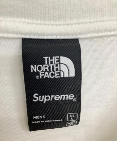 THE NORTH FACE（ザ ノース フェイス）THE NORTH FACE (ザ ノース フェイス) SUPREME (シュプリーム) 半袖カットソー ホワイト サイズ:ASIA XLの古着・服飾アイテム