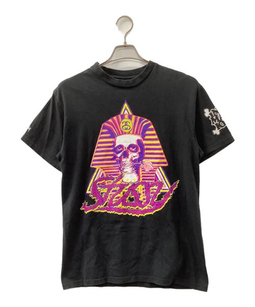stussy（ステューシー）stussy (ステューシー) 半袖カットソー ブラック サイズ:Mの古着・服飾アイテム