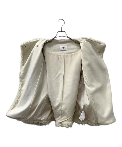 Ameri（アメリ）Ameri (アメリ) LINER SET BOA COAT ベージュ サイズ:Fの古着・服飾アイテム