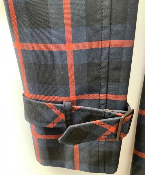 COACH（コーチ）COACH (コーチ) トレンチコート ネイビー×レッド サイズ:XSの古着・服飾アイテム