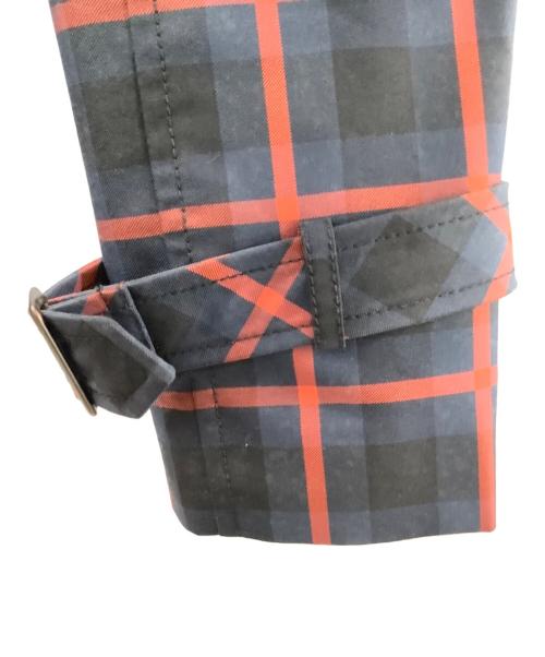 COACH（コーチ）COACH (コーチ) トレンチコート ネイビー×レッド サイズ:XSの古着・服飾アイテム