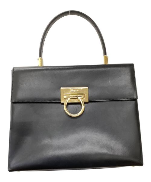Salvatore Ferragamo（サルヴァトーレ フェラガモ）Salvatore Ferragamo (サルヴァトーレ フェラガモ) 2WAYショルダーバッグ ブラックの古着・服飾アイテム