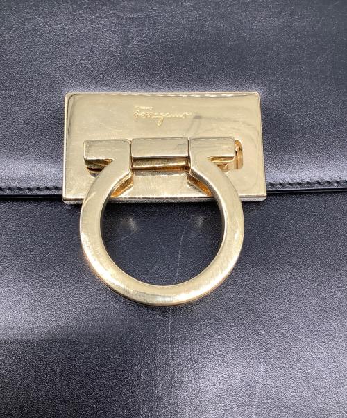 Salvatore Ferragamo（サルヴァトーレ フェラガモ）Salvatore Ferragamo (サルヴァトーレ フェラガモ) 2WAYショルダーバッグ ブラックの古着・服飾アイテム