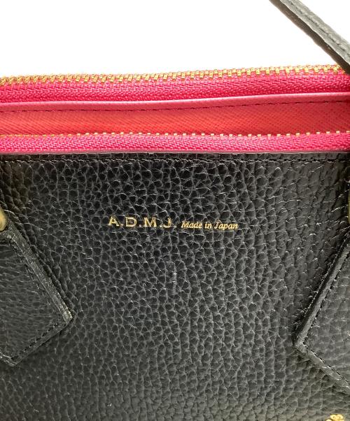 A.D.M.J.（エーディーエムジェイ）A.D.M.J. (エーディーエムジェイ) 2WAYショルダーバッグ ブラックの古着・服飾アイテム