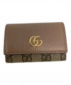 GUCCIグッチ）の古着「GG 	キーケース」｜ベージュ