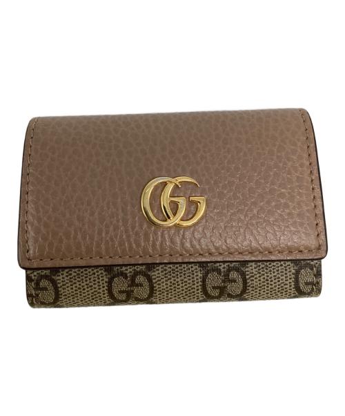 GUCCI（グッチ）GUCCI (グッチ) GG 	キーケース ベージュの古着・服飾アイテム