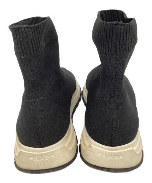 PRADA（プラダ）PRADA (プラダ) ショートブーツ ブラック サイズ:36の古着・服飾アイテム