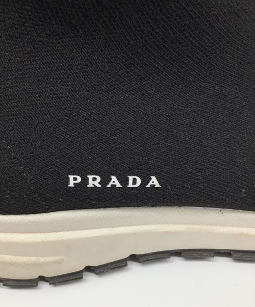 PRADA（プラダ）PRADA (プラダ) ショートブーツ ブラック サイズ:36の古着・服飾アイテム