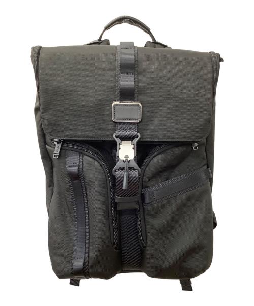 TUMI（トゥミ）TUMI (トゥミ) ALPHA BRAVO「サーヴェイランス」フラップ・バックパック ブラックの古着・服飾アイテム