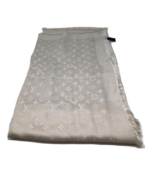 LOUIS VUITTON（ルイ ヴィトン）LOUIS VUITTON (ルイ ヴィトン) ブロン ショール・モノグラム シルバーの古着・服飾アイテム