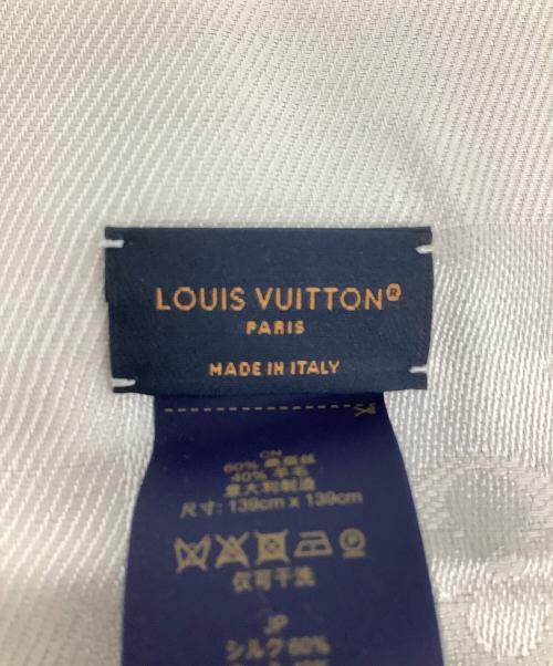 LOUIS VUITTON（ルイ ヴィトン）LOUIS VUITTON (ルイ ヴィトン) ブロン ショール・モノグラム シルバーの古着・服飾アイテム