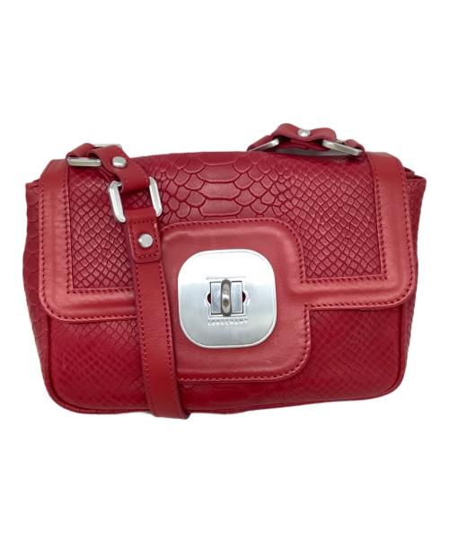 LONGCHAMP（ロンシャン）LONGCHAMP (ロンシャン) ショルダーバッグ レッドの古着・服飾アイテム