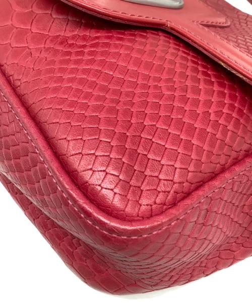 LONGCHAMP（ロンシャン）LONGCHAMP (ロンシャン) ショルダーバッグ レッドの古着・服飾アイテム