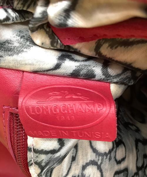 LONGCHAMP（ロンシャン）LONGCHAMP (ロンシャン) ショルダーバッグ レッドの古着・服飾アイテム