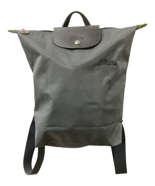 LONGCHAMP（ロンシャン）LONGCHAMP (ロンシャン) ルプリアージュバックパック グレーの古着・服飾アイテム