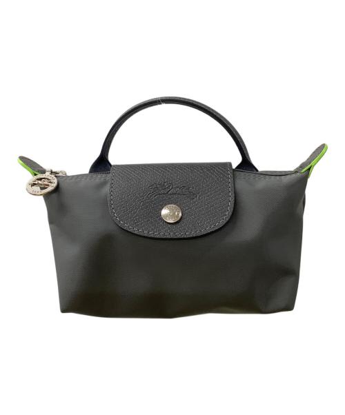 LONGCHAMP（ロンシャン）LONGCHAMP (ロンシャン) ポーチ ルプリアージュ グレーの古着・服飾アイテム