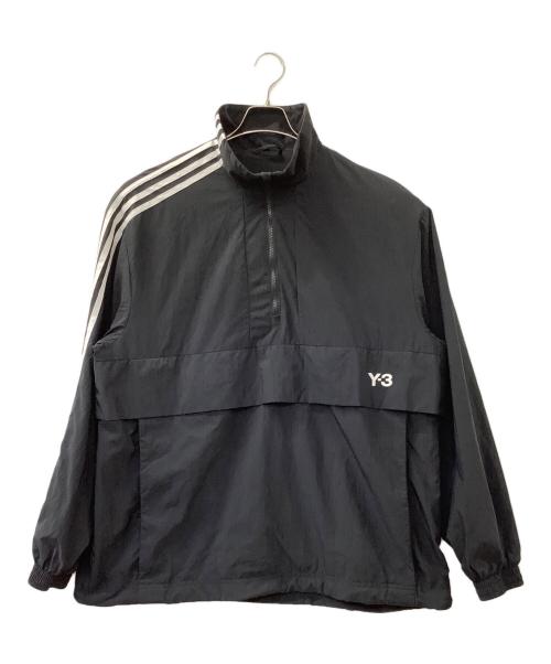 Y-3（ワイスリー）Y-3 (ワイスリー) ハーフジップナイロンジャケット ブラック サイズ:Mの古着・服飾アイテム