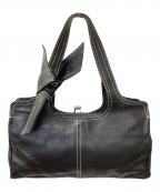 MIU MIUミュウミュウ）の古着「レザーハンドバッグ」｜ブラック