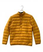Barbourバブアー）の古着「Baffle Overhead Quilted Jacket」｜イエロー