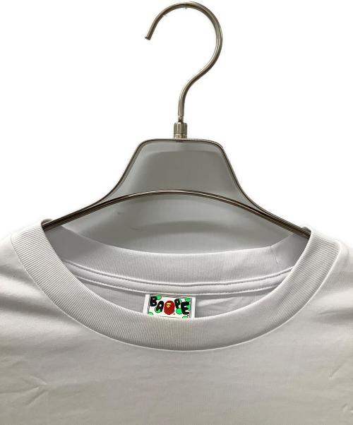 A BATHING APE（アベイシングエイプ）A BATHING APE (アベイシングエイプ) 半袖カットソー ホワイト×ブルー サイズ:XLの古着・服飾アイテム