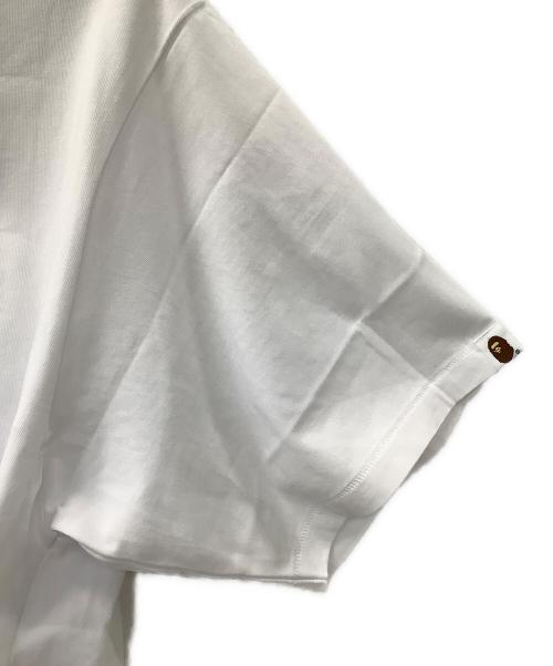 A BATHING APE（アベイシングエイプ）A BATHING APE (アベイシングエイプ) 半袖カットソー ホワイト×ブルー サイズ:XLの古着・服飾アイテム
