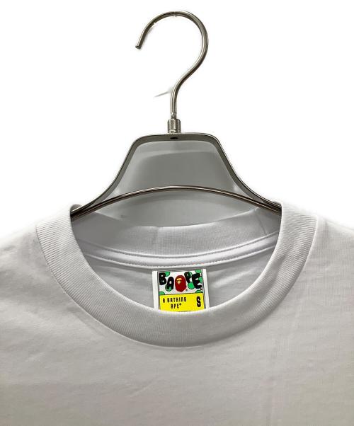 A BATHING APE（アベイシングエイプ）A BATHING APE (アベイシングエイプ) 半袖カットソー ホワイト サイズ:Sの古着・服飾アイテム