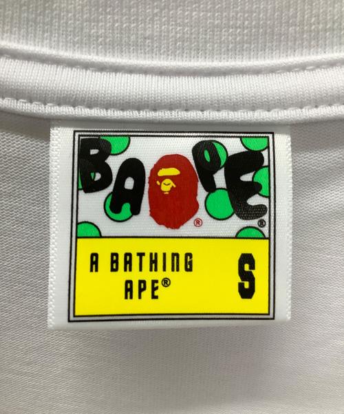 A BATHING APE（アベイシングエイプ）A BATHING APE (アベイシングエイプ) 半袖カットソー ホワイト サイズ:Sの古着・服飾アイテム