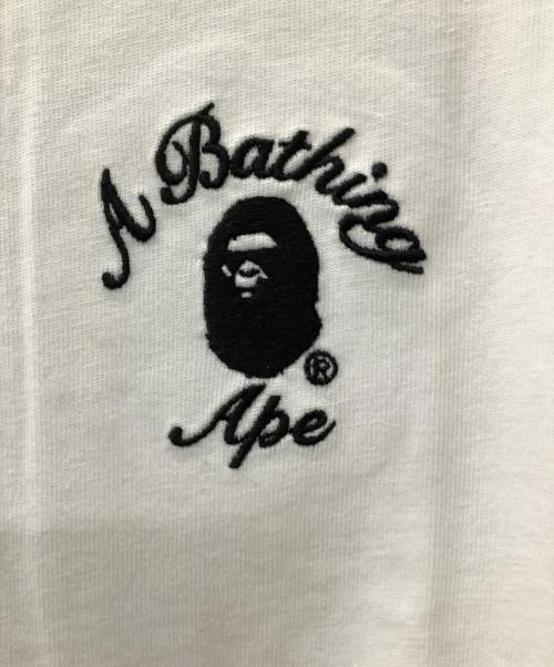 A BATHING APE（アベイシングエイプ）A BATHING APE (アベイシングエイプ) 半袖カットソー ホワイト サイズ:Sの古着・服飾アイテム