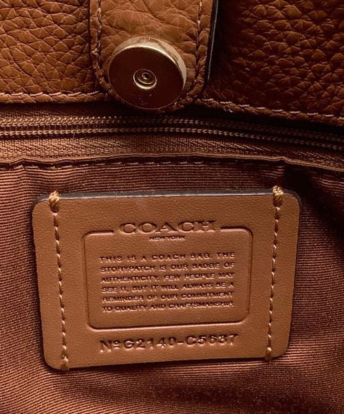 COACH（コーチ）COACH (コーチ) シグネチャーデンプシートート ブラウンの古着・服飾アイテム