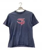 stussyステューシー）の古着「プリントTシャツ 紺タグ」｜ネイビー