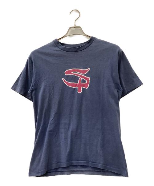 stussy（ステューシー）stussy (ステューシー) プリントTシャツ 紺タグ ネイビー サイズ:Mの古着・服飾アイテム